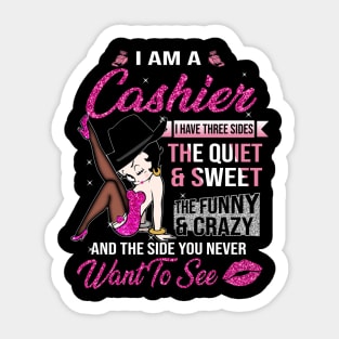 I Am A Cashier Sticker